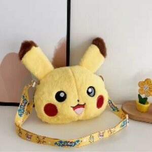 Pokemon Pikachu Yellow Plush Bag